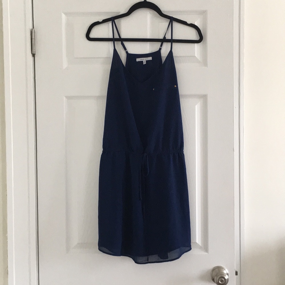 Lightweight navy dress